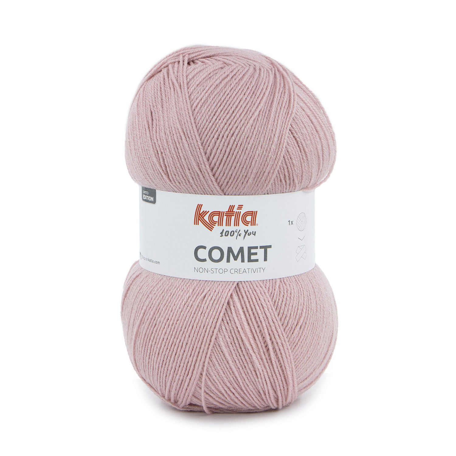 Lana Katia Comet – Ovillo con Brillo Metalizado 300 g