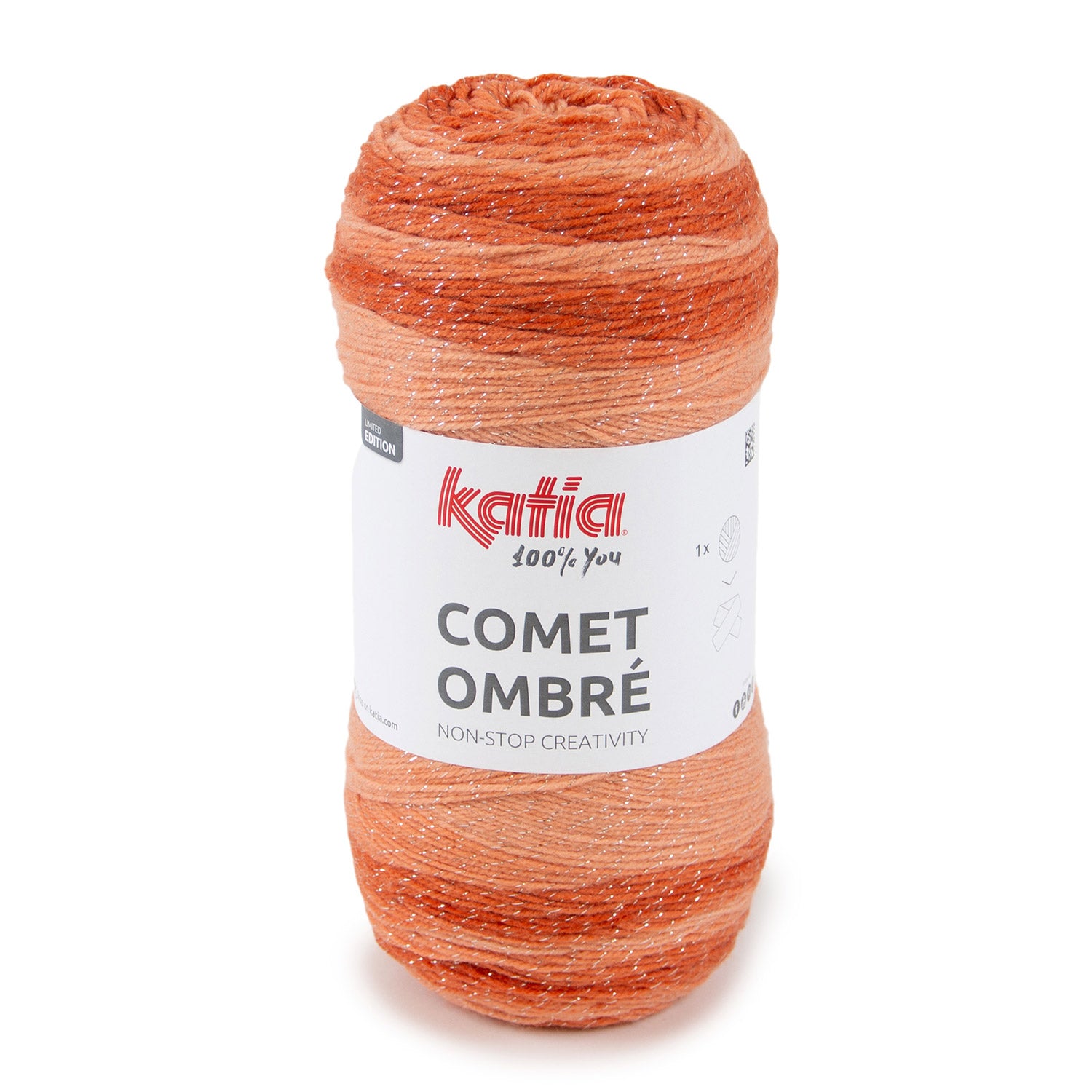 Lana Katia Comet Ombré – Ovillo Degradado con Brillo Metalizado
