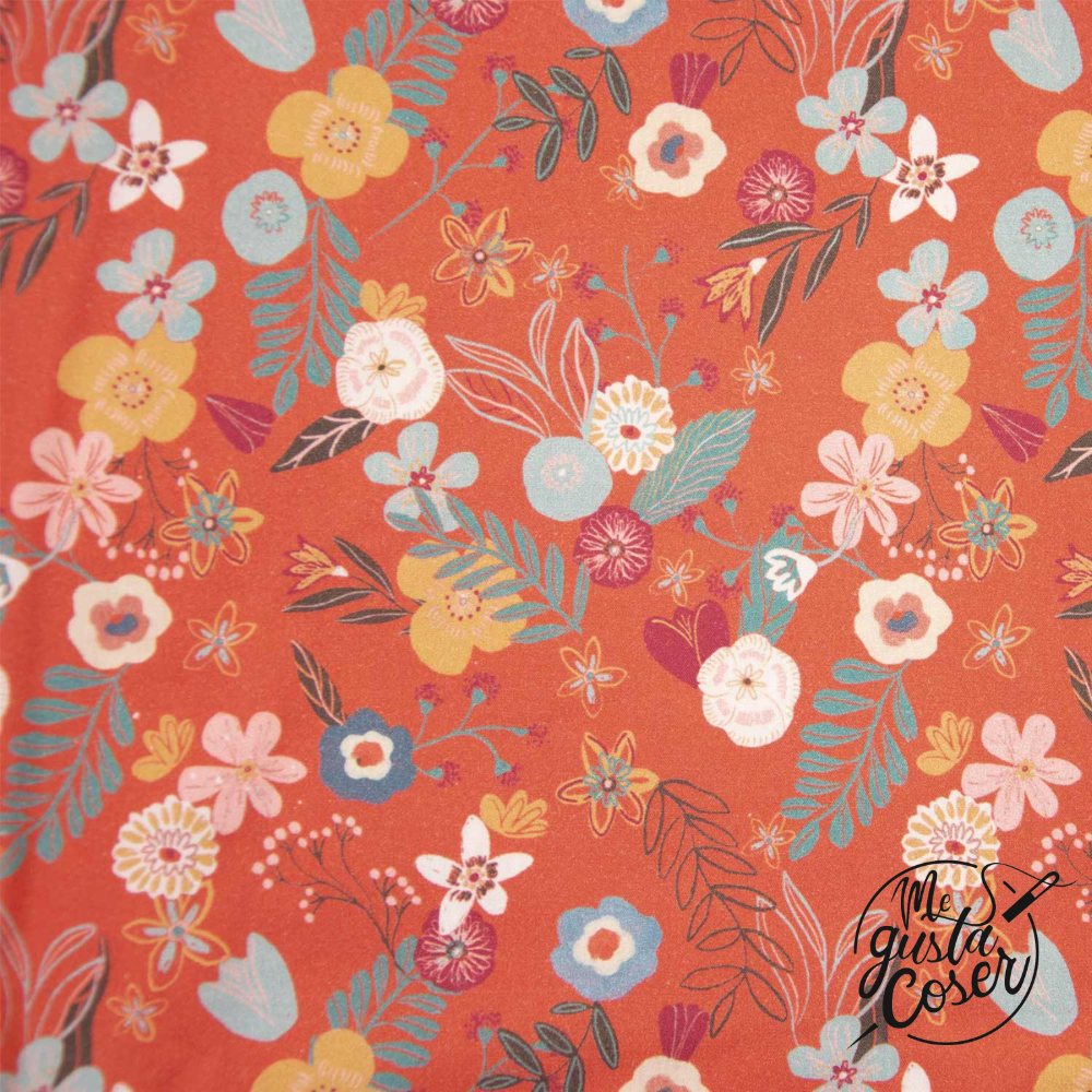 Tela de popelín Flower Rigths – Katia Fabrics