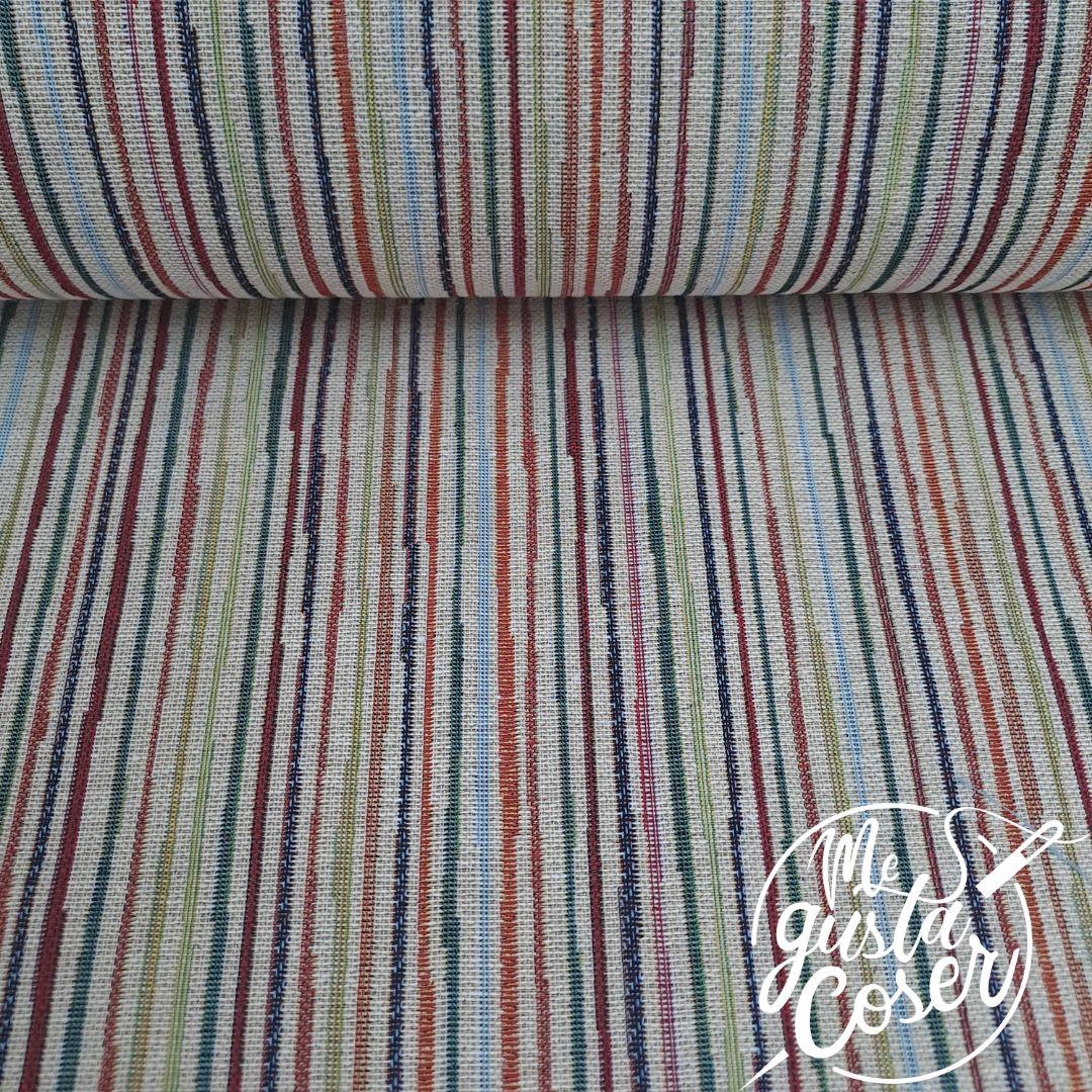 Tejido Jacquard Gobelino Rayas – Ancho 280 cm