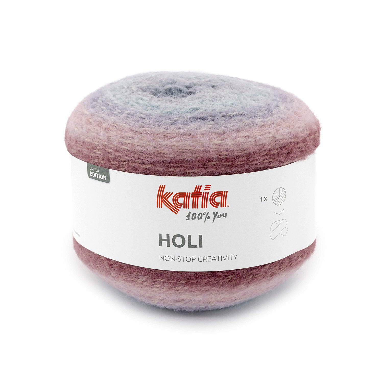 Lana Katia Holi– Ovillo multicolor 200g