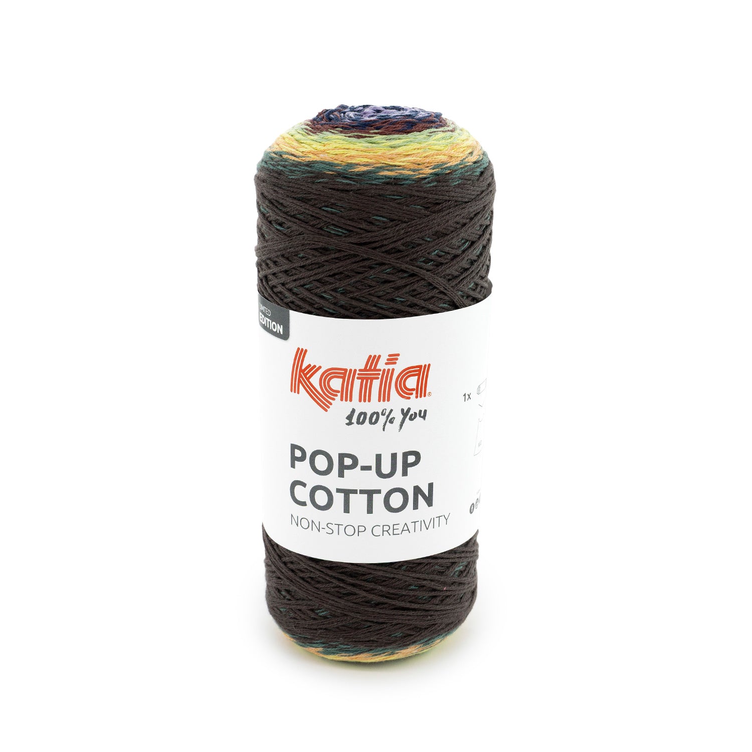 Lana Katia Pop Up Cotton – Algodón Multicolor Degradado