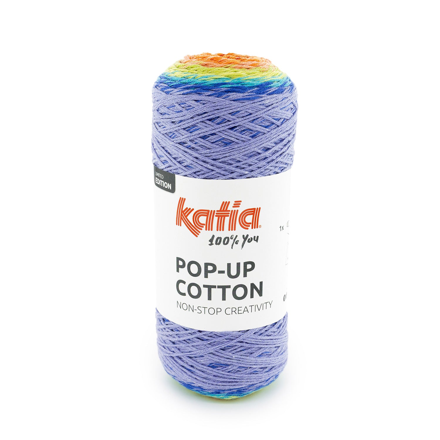Lana Katia Pop Up Cotton – Algodón Multicolor Degradado