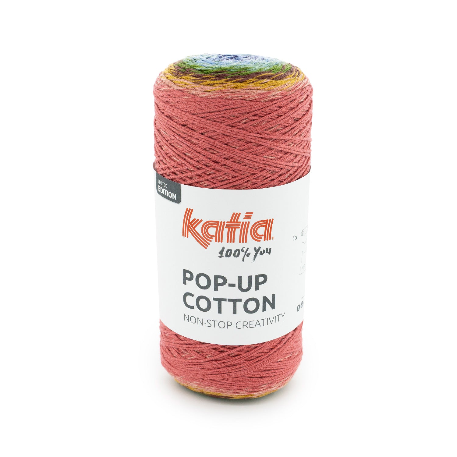 Lana Katia Pop Up Cotton – Algodón Multicolor Degradado