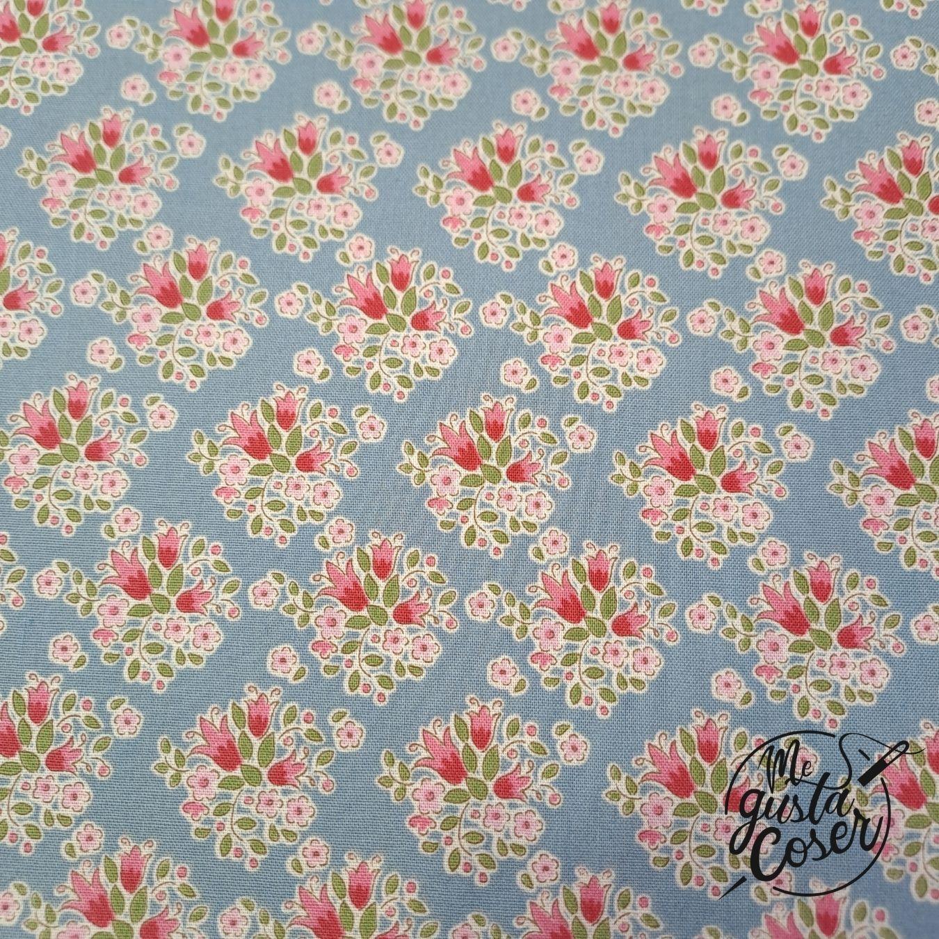 Tilda Patch Fabric Creating Memories Evie Rust