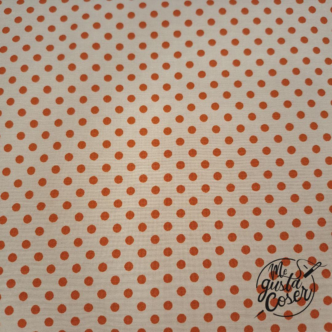 Tela Tilda Patch Creating Memories Polkadot Ginger