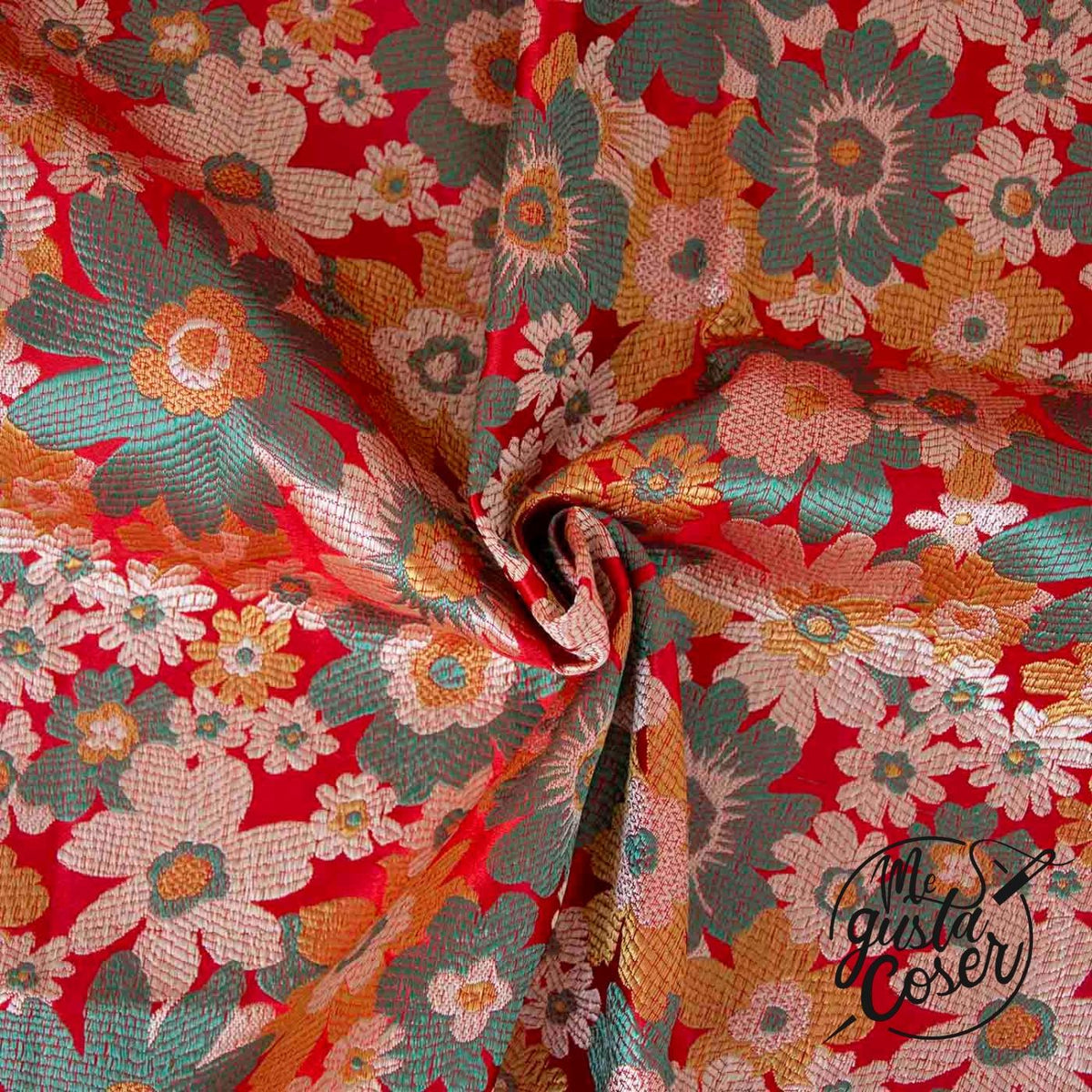 Tela de brocado floral Autumn Brocade de Katia