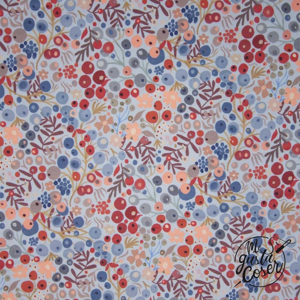 Tela de punto afelpada Jersey Brushed Blueberries de Katia