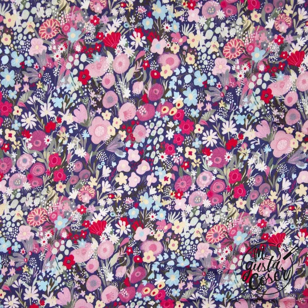 Tela de viscosa de invierno floral Viscose AW Twill Print de Katia