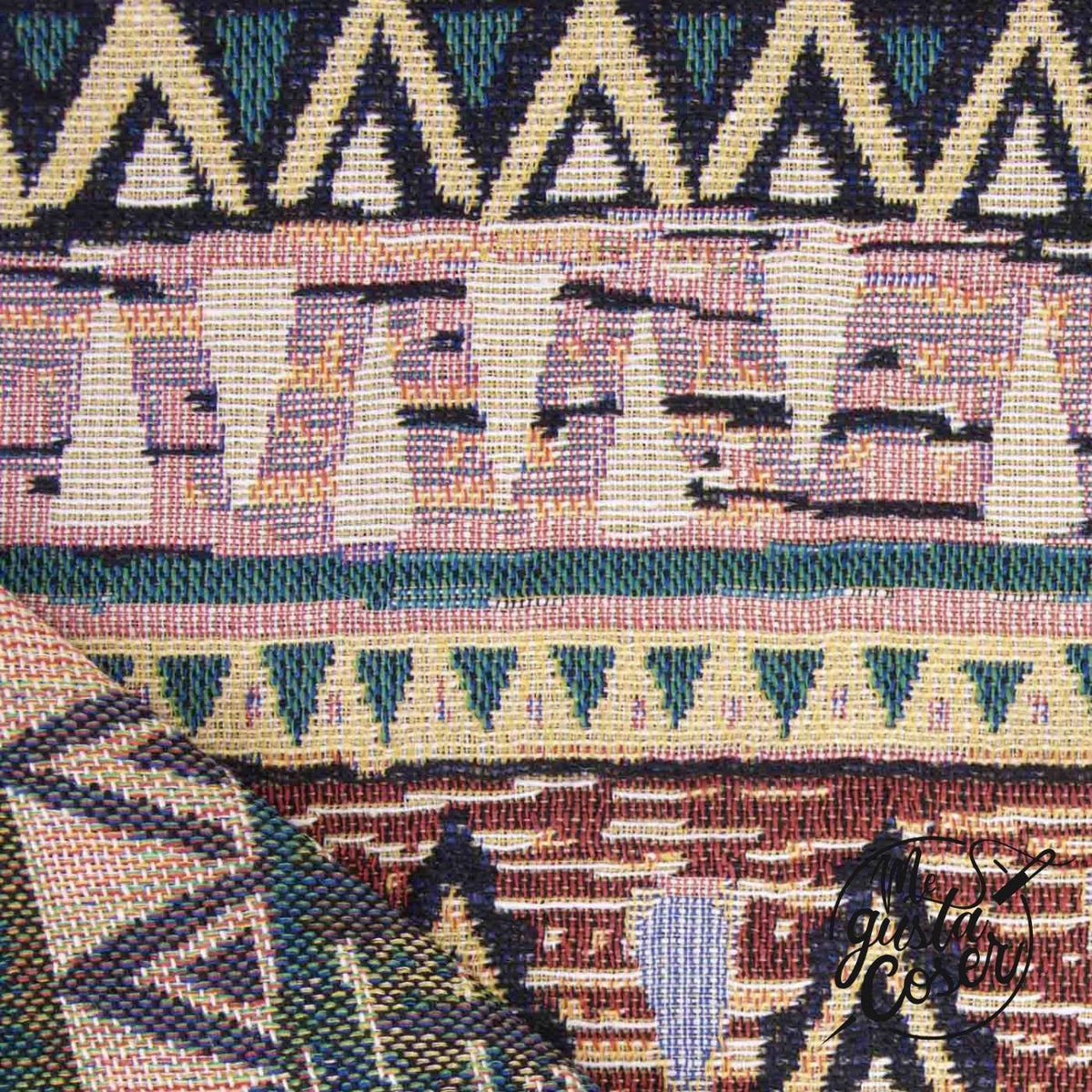Tela jacquard étnica Nepal Jacquard de Katia