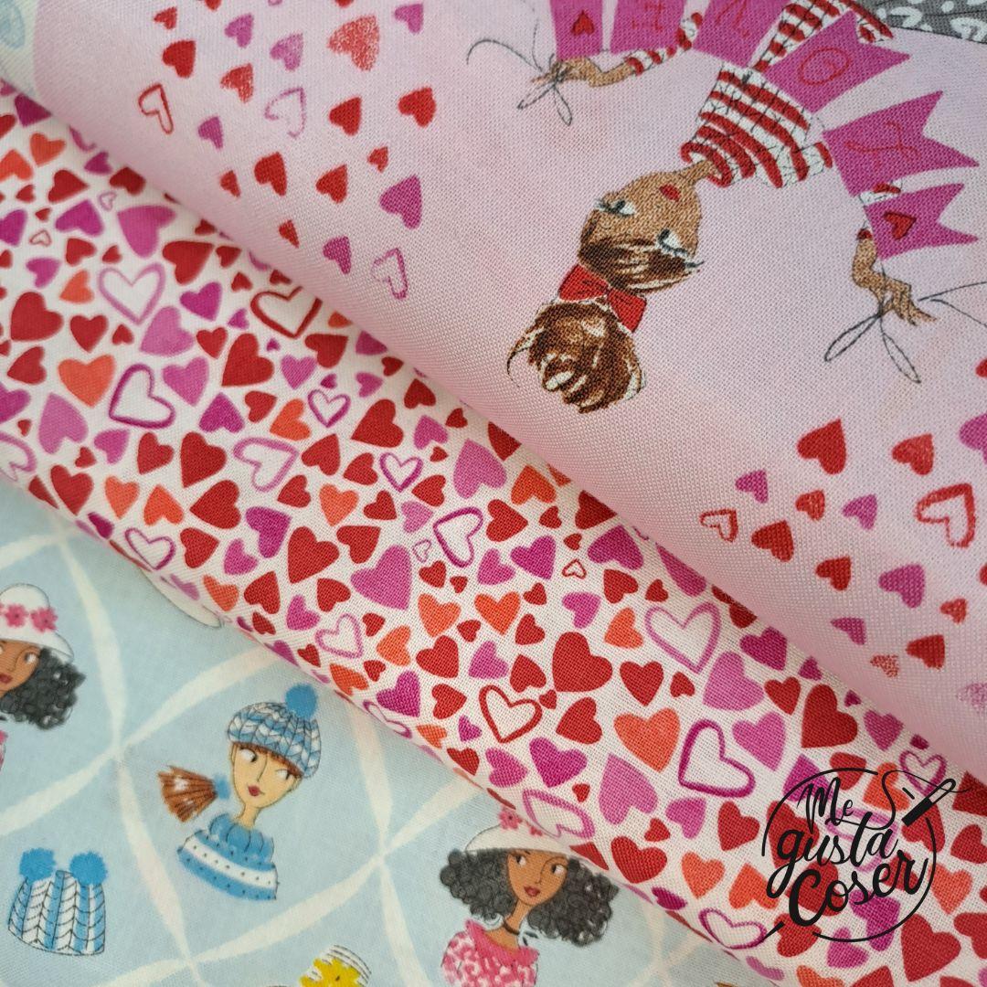 Tela patchwork Calendar Girls