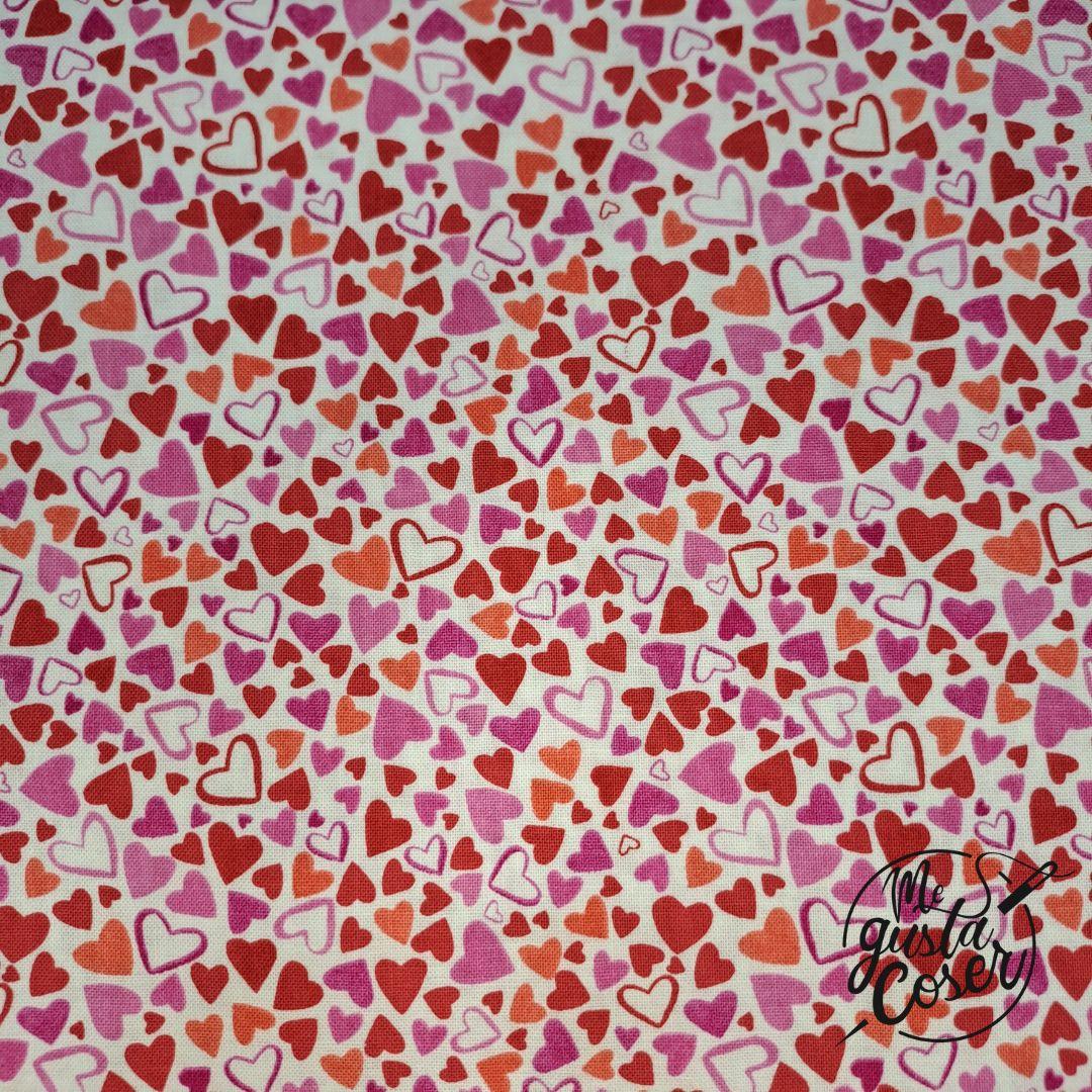 Tela patchwork Calendar Girls Love day