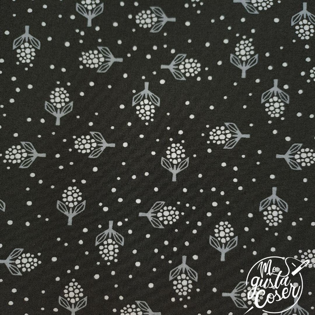 Tela patchwork Cotton and Steel Hyacinth