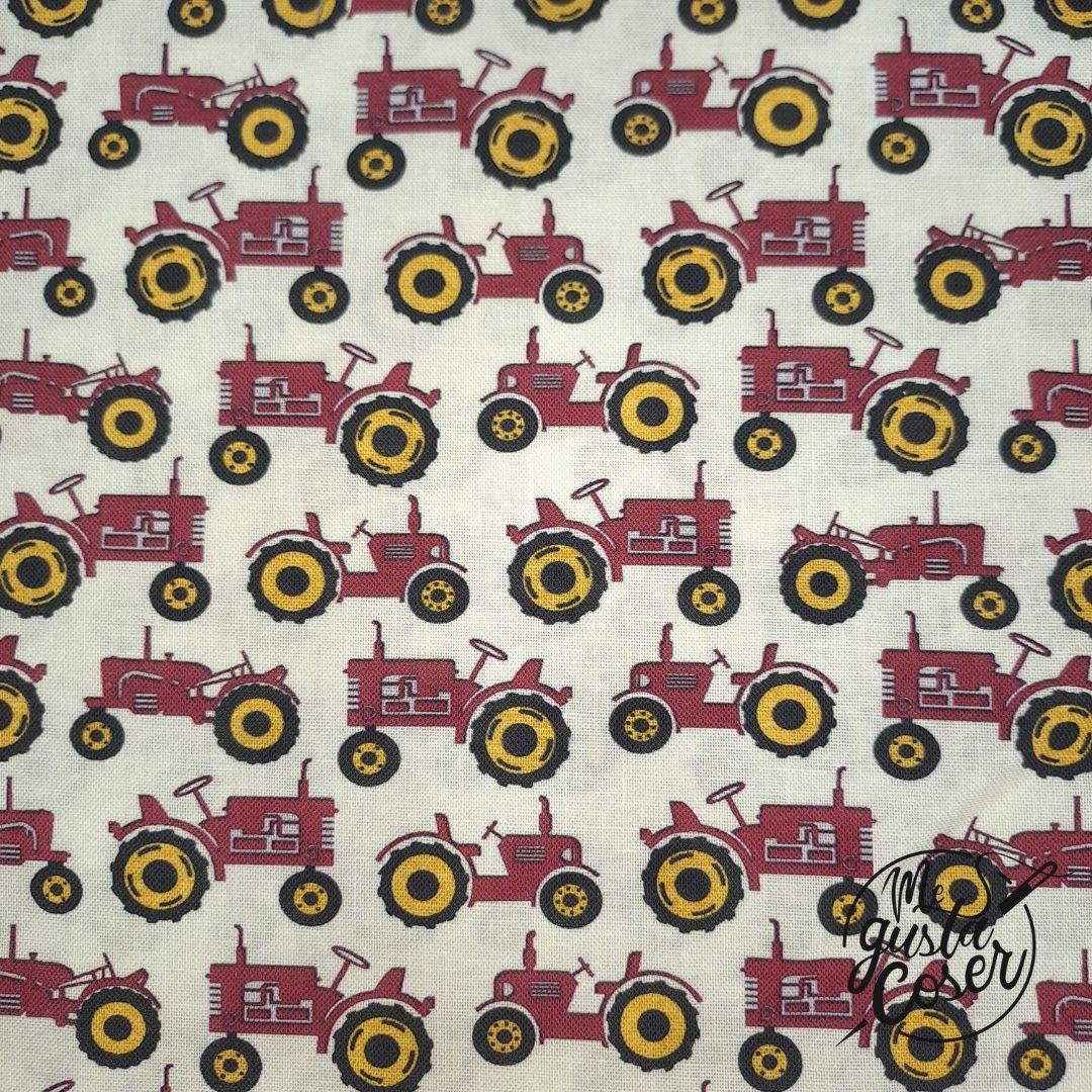 Tela patchwork Quilter Barn Prints tractores 10194 19