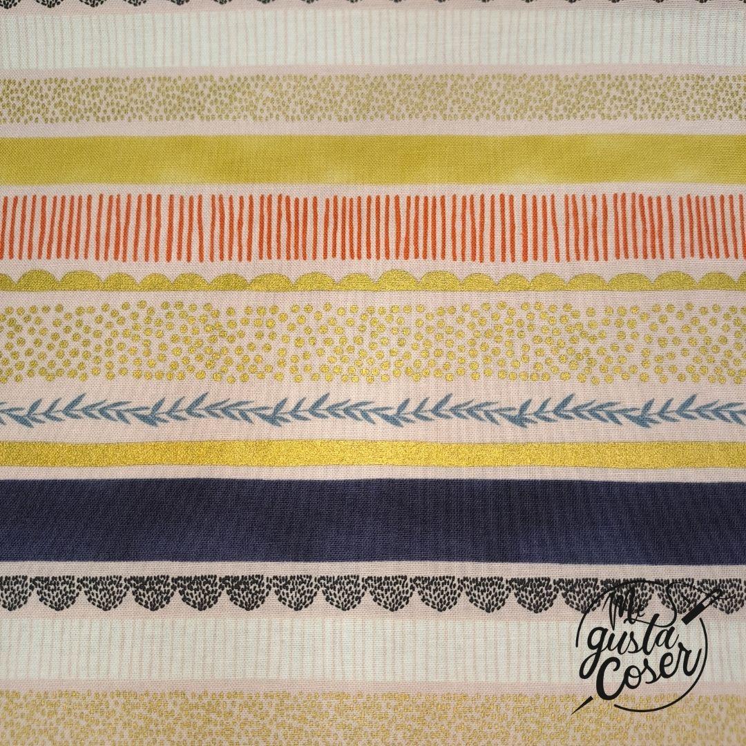 Tela patchwork RJR Summer in the cotswolds Bumble bee