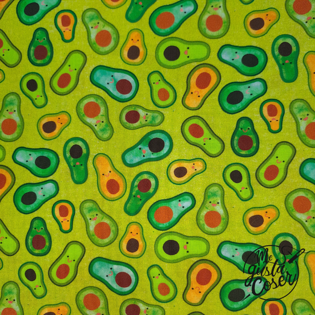 Tela patchwork RK Chili smiles Aguacates