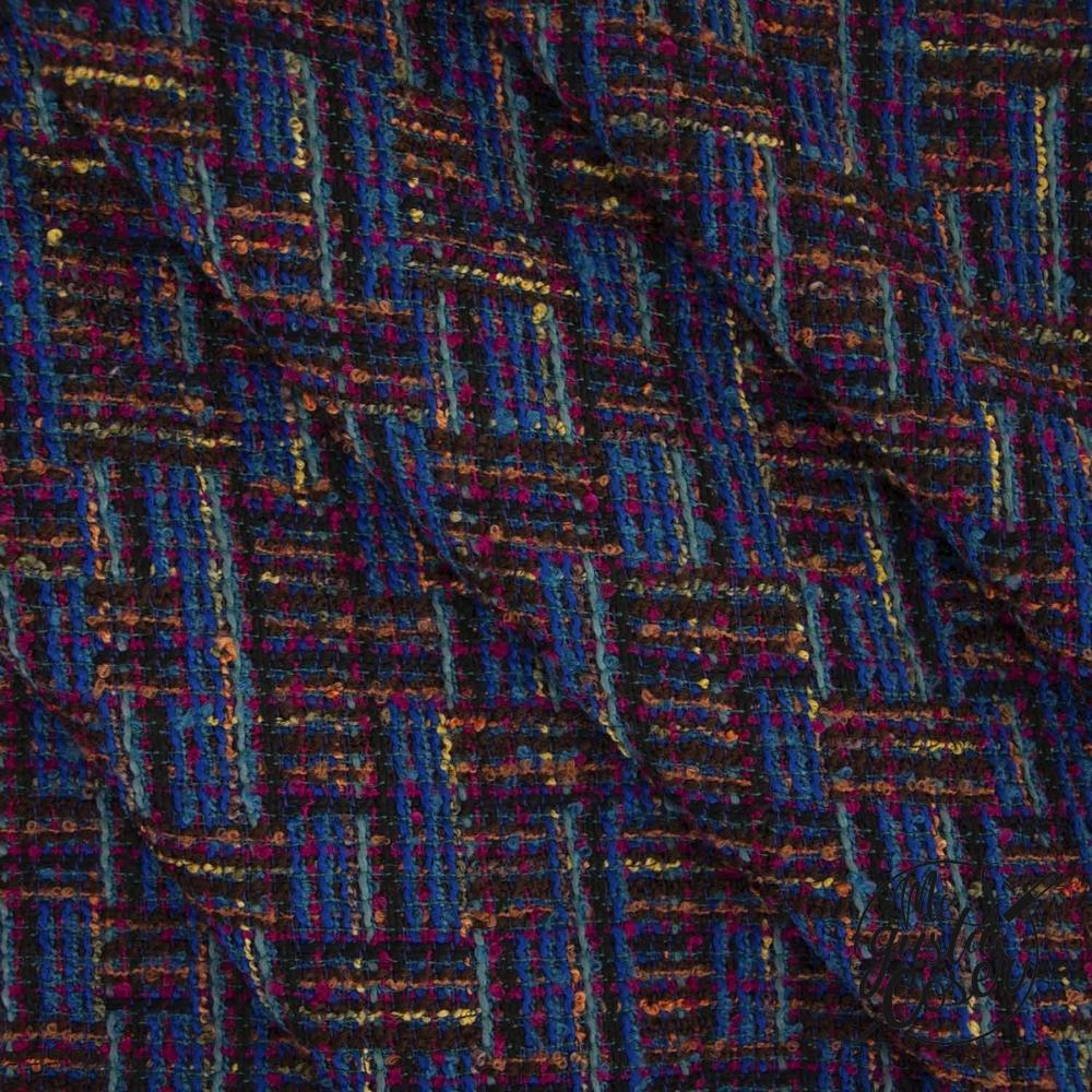 Tela tweed bouclé multicolor Joy Tweed de Katia