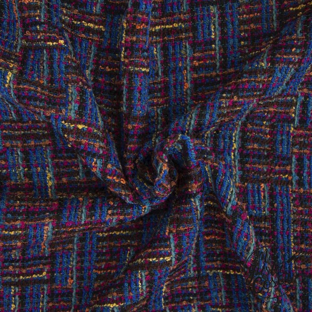 Tela tweed bouclé multicolor Joy Tweed de Katia