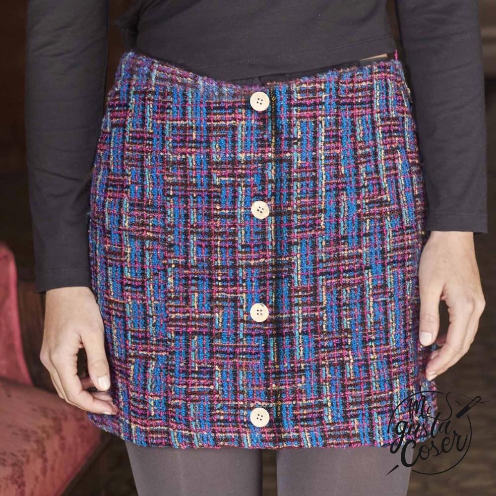 Tela tweed bouclé multicolor Joy Tweed de Katia