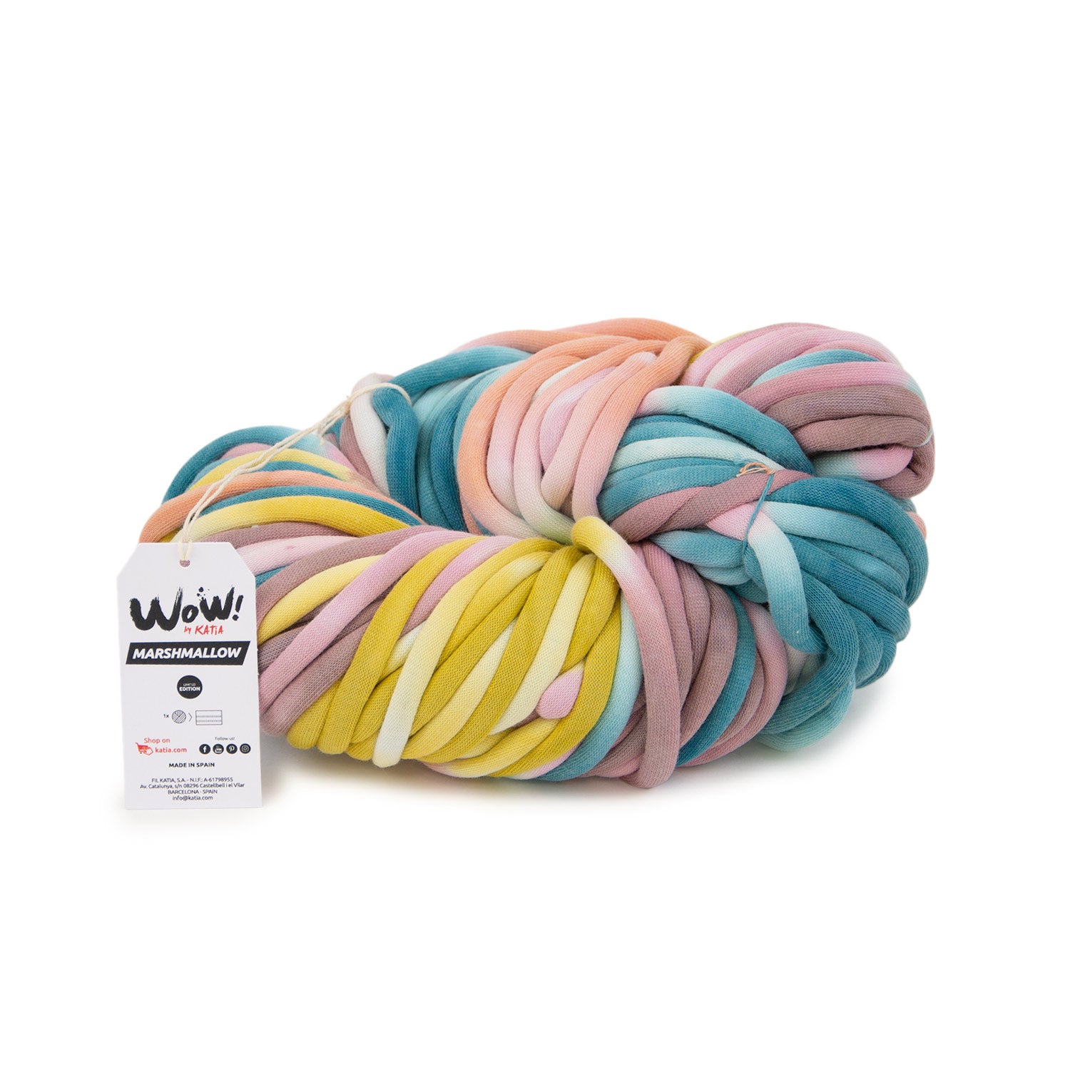 Lana Katia WOW Marshmallow – Hilo Tubular XXL