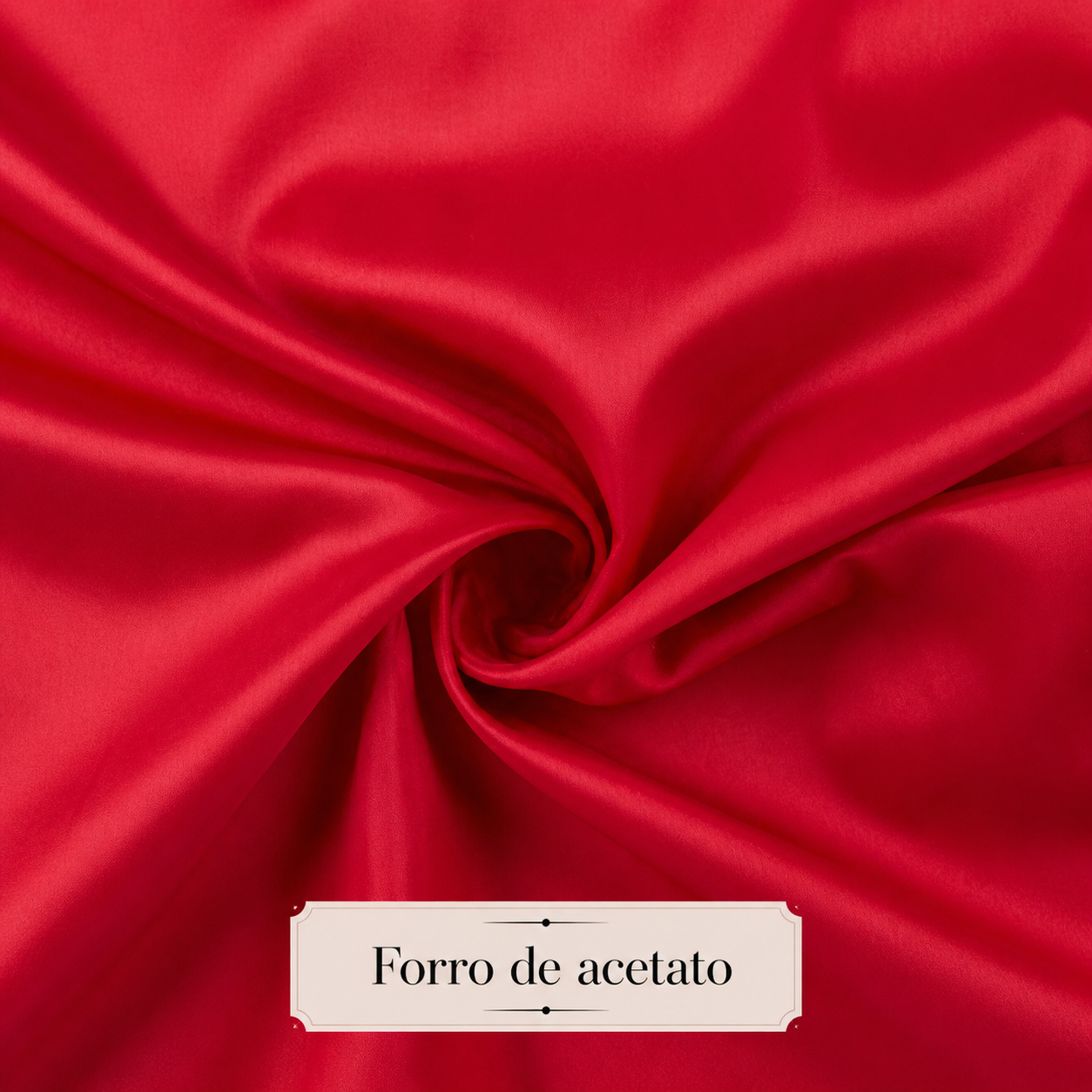 Forro de acetato tipo seda