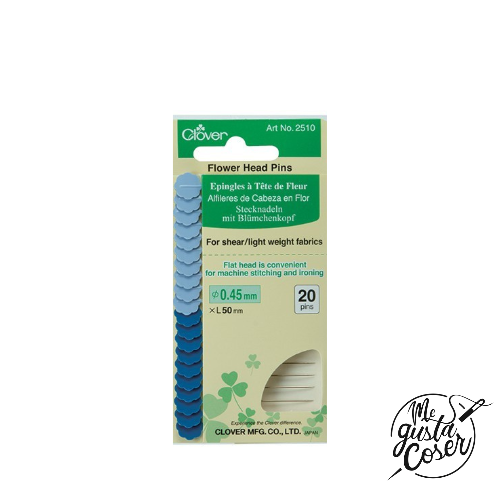 Alfileres cabeza flor Clover