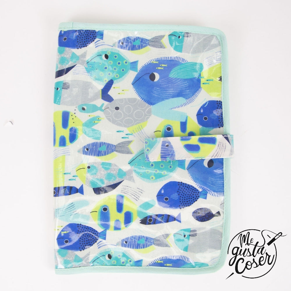 Tela algodón laminado Peces