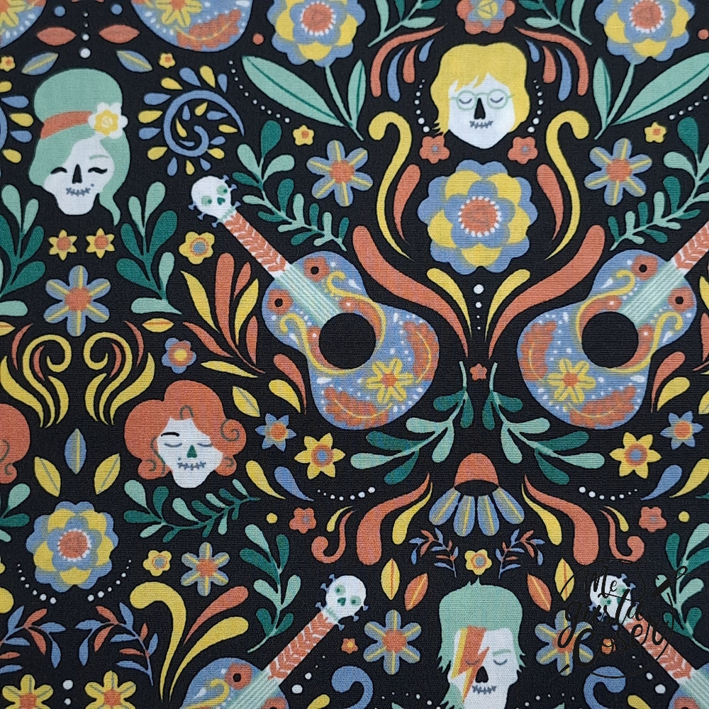 Tela popelin algodón estampado Halloween main