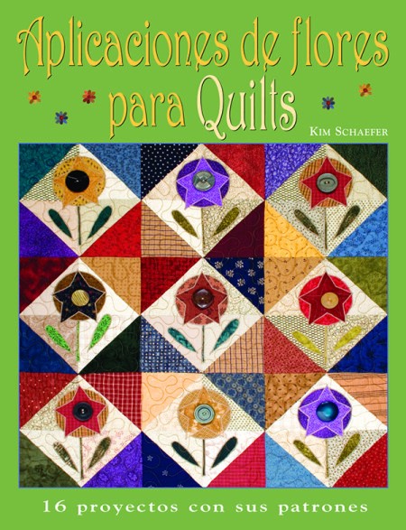 Aplicaciones de flores para quilts