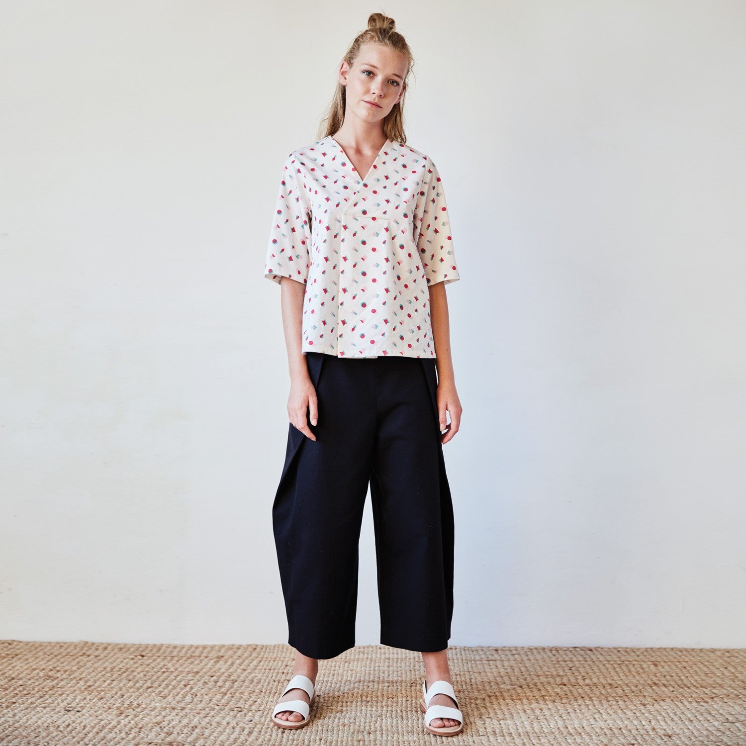 Tela Popelin Arty Geometric
