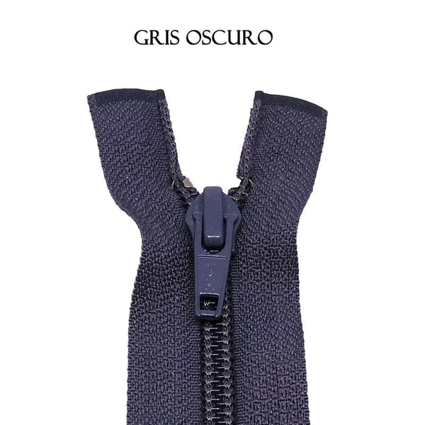 Cremallera Separador N5 Gris Oscuro