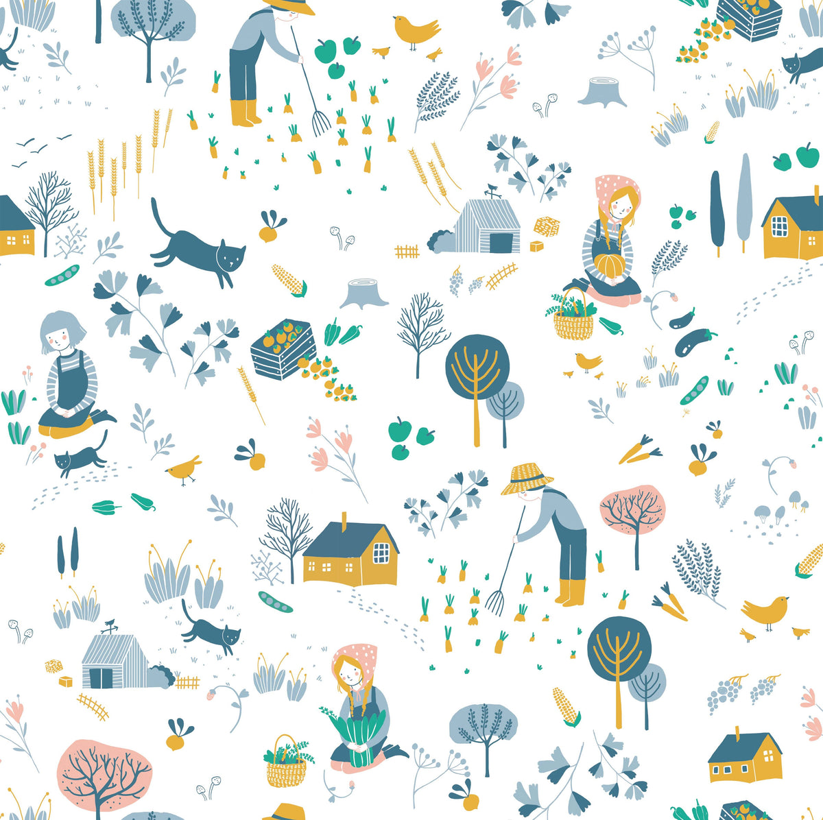 Local Farmers Sweatshirt fabric