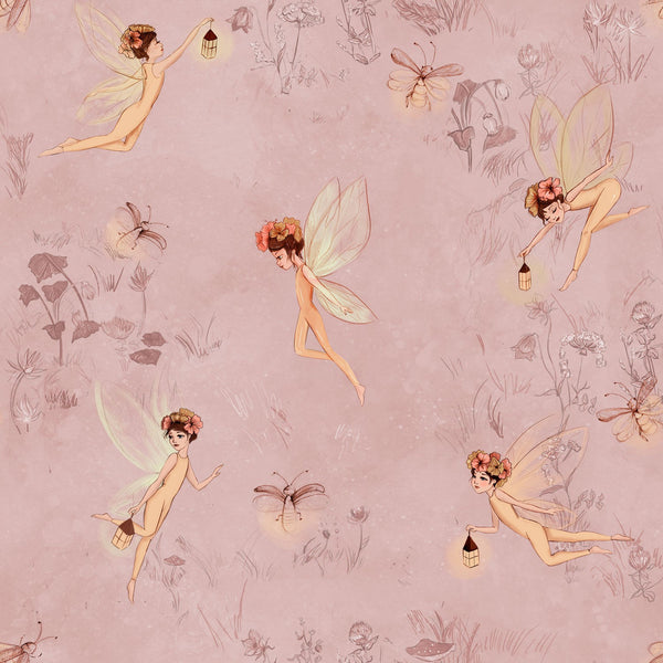 Tela popelin Fairies