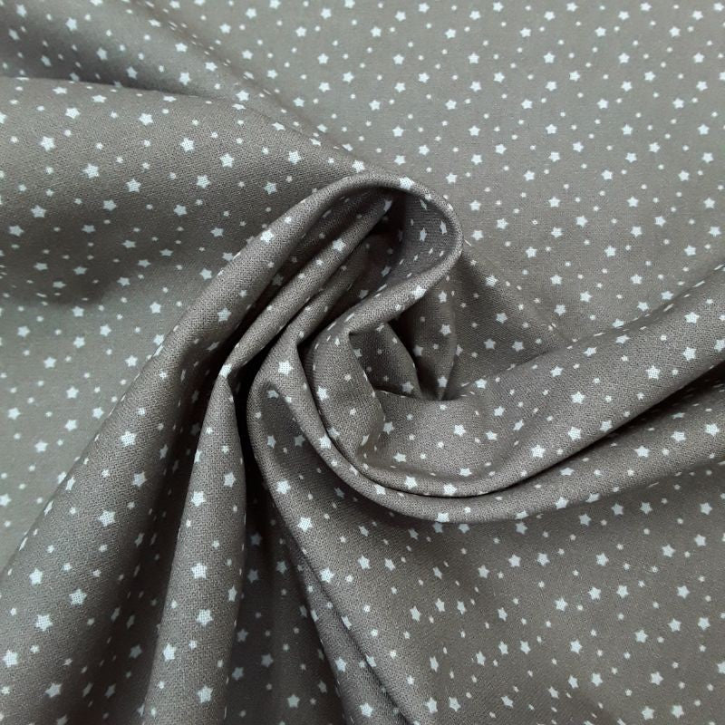 Tela Percal estrellas fondo camel