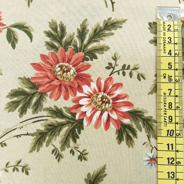 Tela patchwork chrysanthemum multicolor